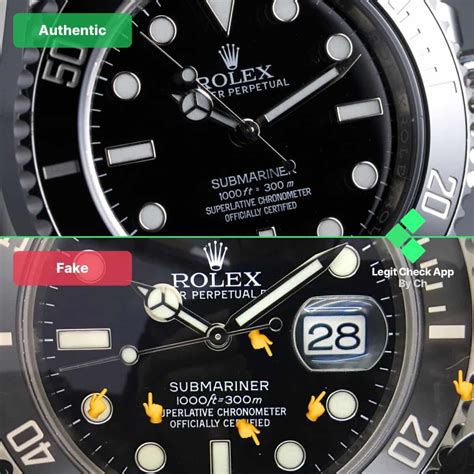 rolex submari.er how ti tell a real.from a fake|rolex submariner real or fake.